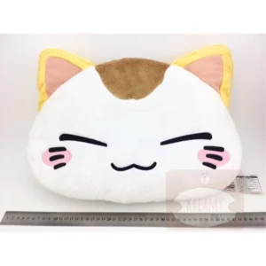 ตุ๊กตาหน้าแมว Nemuneko - Face Cushion สีขาว นำเข้าจากญี่ปุ่นโดยตรง แท้ 100%